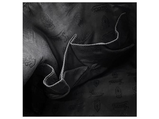 Borsa Boston Gucci GG Imprimé in Nero - vista 10