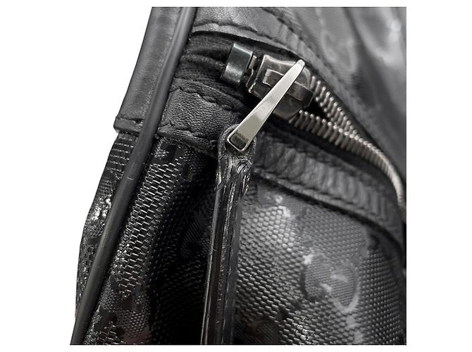 Borsa Boston Gucci GG Imprimé in Nero - vista 12