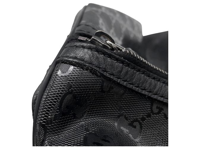 Borsa Boston Gucci GG Imprimé in Nero - vista 8