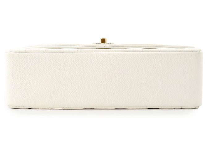Borsa a tracolla Chanel White Matelassé Chain Bianco - vista 3