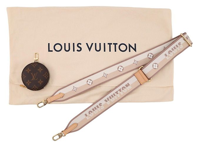 Louis Vuitton Monogram Neverfull BB Handtasche Beige - Ansicht 15