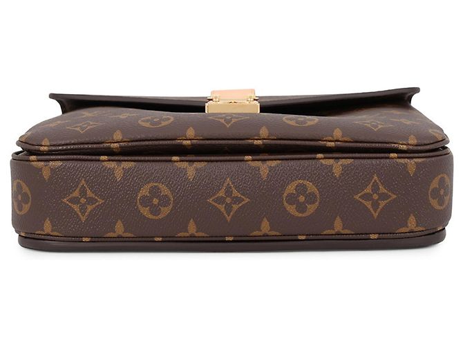 Borsa Louis Vuitton Monogram Pochette Métis MM Marrone - vista 3
