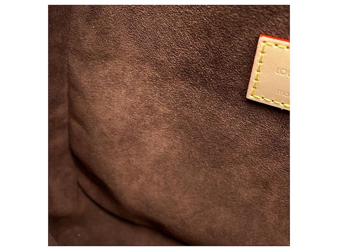 Borsa Louis Vuitton Monogram Pochette Métis MM Marrone - vista 7