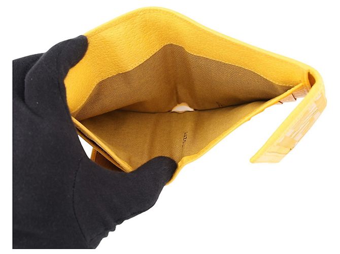 Fendi Zucca Tri-fold Wallet Gelb - Ansicht 5