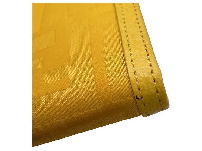 Fendi Zucca Tri-fold Wallet Gelb - Ansicht 9