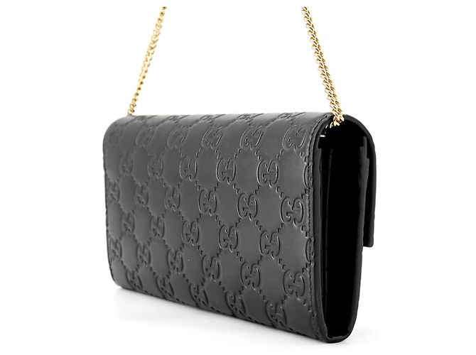Gucci Black Chain Wallet Schwarz - Ansicht 2