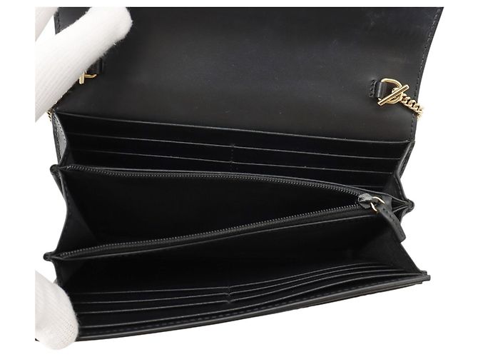 Gucci Black Chain Wallet Schwarz - Ansicht 6