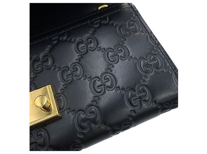 Gucci Black Chain Wallet Schwarz - Ansicht 8