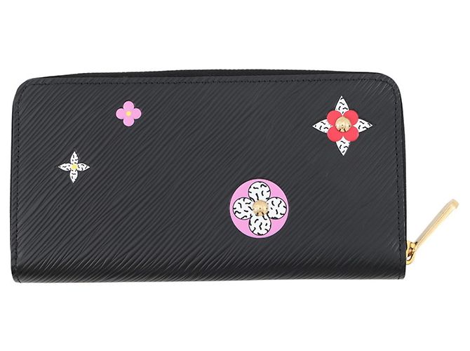 Cartera Zippy Louis Vuitton Epi Flower Negro - vista 3