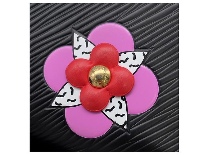 Cartera Zippy Louis Vuitton Epi Flower Negro - vista 5