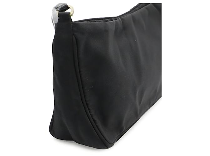 Prada Triangle Schultertasche Schwarz - Ansicht 7