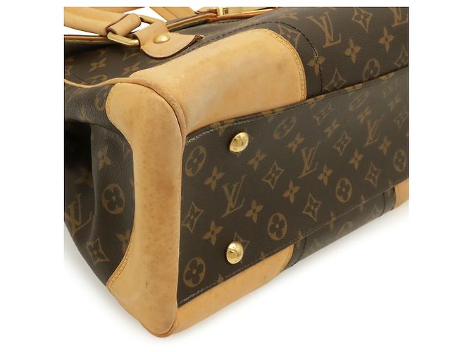 Borsa a Spalla Louis Vuitton Monogram Beverly GM Marrone Nero Bianco Monogramma - vista 4