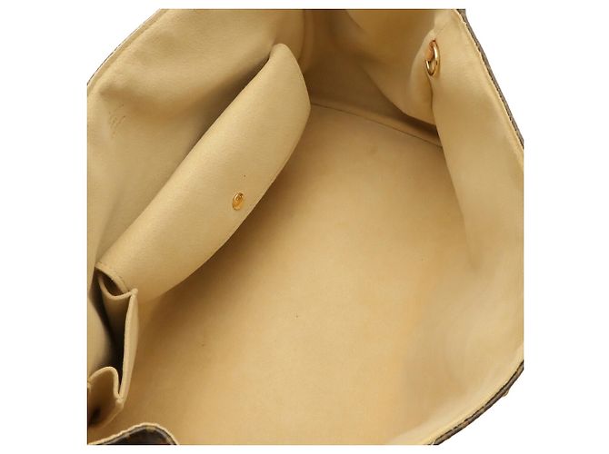 Borsa a Spalla Louis Vuitton Monogram Beverly GM Marrone Nero Bianco Monogramma - vista 7