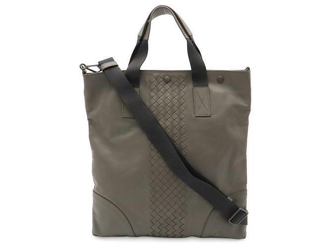 Bottega Veneta Intrecciato Tote Bag Grau - Ansicht 2