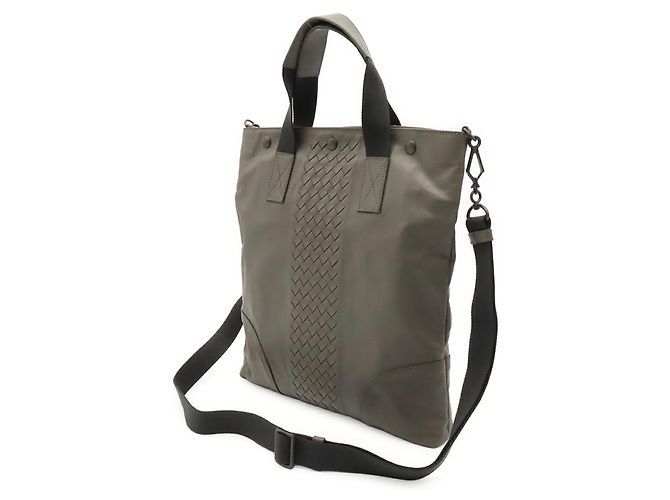 Bottega Veneta Intrecciato Tote Bag Grau - Ansicht 3