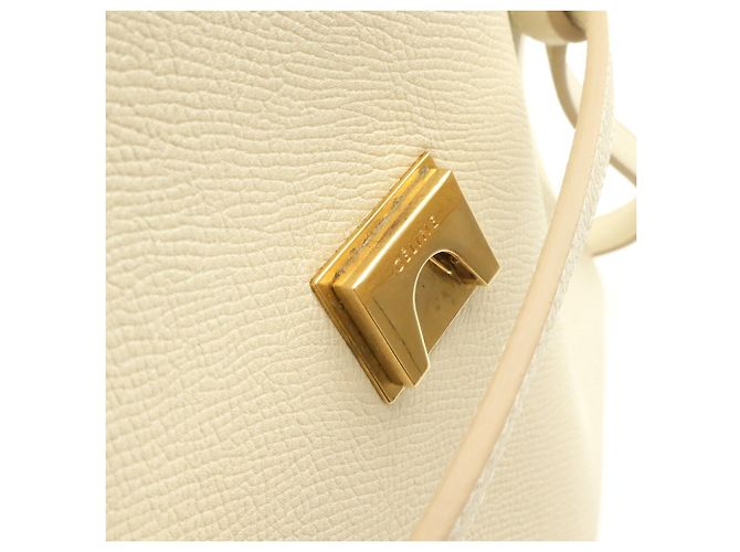 Céline Borsa Micro Celine Belt Bag in Avorio Crudo - vista 10