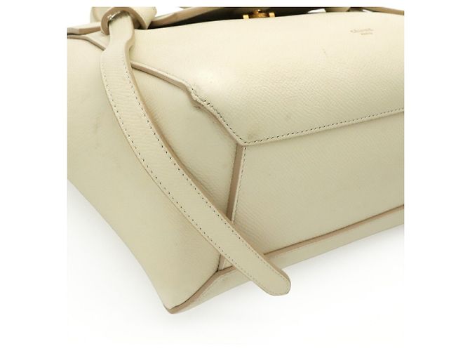 Céline Borsa Micro Celine Belt Bag in Avorio Crudo - vista 4