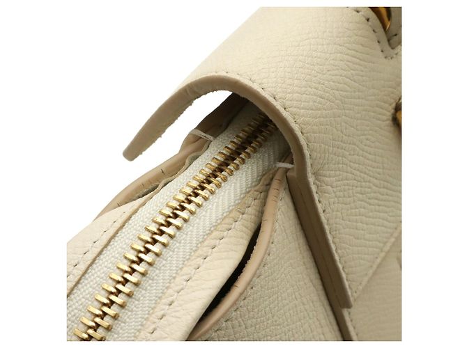 Céline Borsa Micro Celine Belt Bag in Avorio Crudo - vista 5