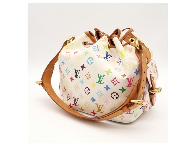 Noe Louis Vuitton Monogram Multicolor Petit Noé Schultertasche Weiß Mehrfarben Monogramm - Ansicht 3