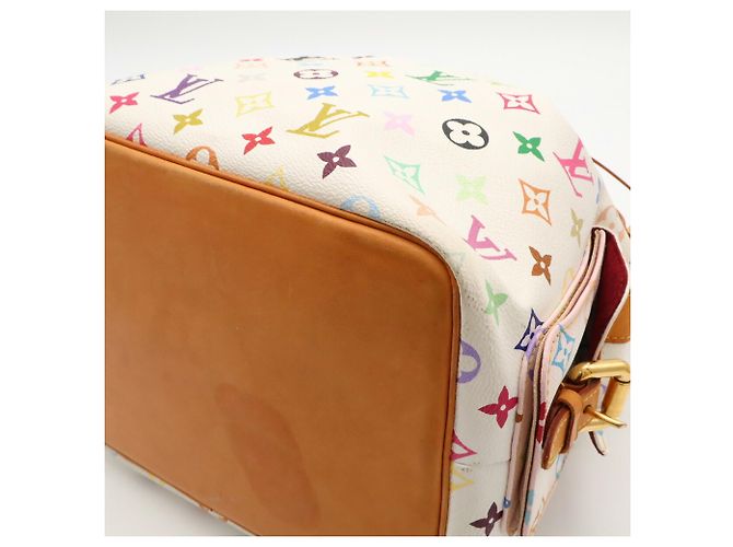 Noe Louis Vuitton Monogram Multicolor Petit Noé Schultertasche Weiß Mehrfarben Monogramm - Ansicht 4