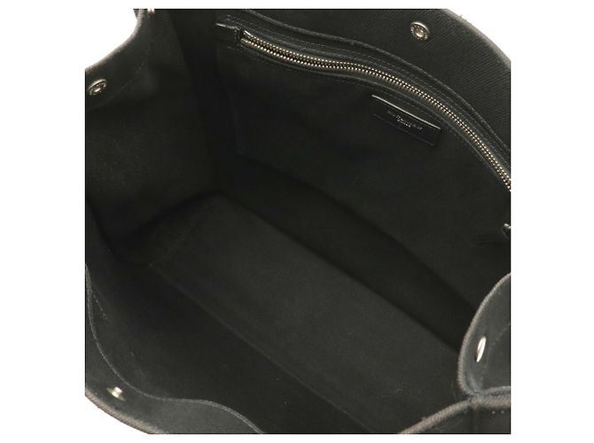 Yves Saint Laurent RIVE GAUCHE Cabas Tote Bag Nero - vista 7