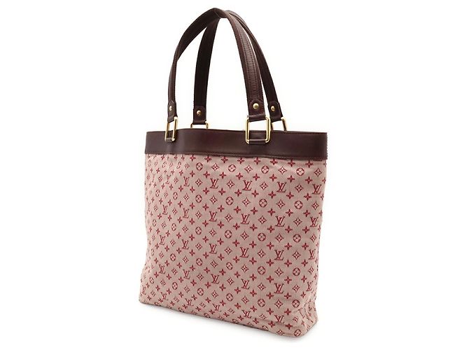 Louis Vuitton Monogram Mini Lucille GM Tote Bag Red - view 3
