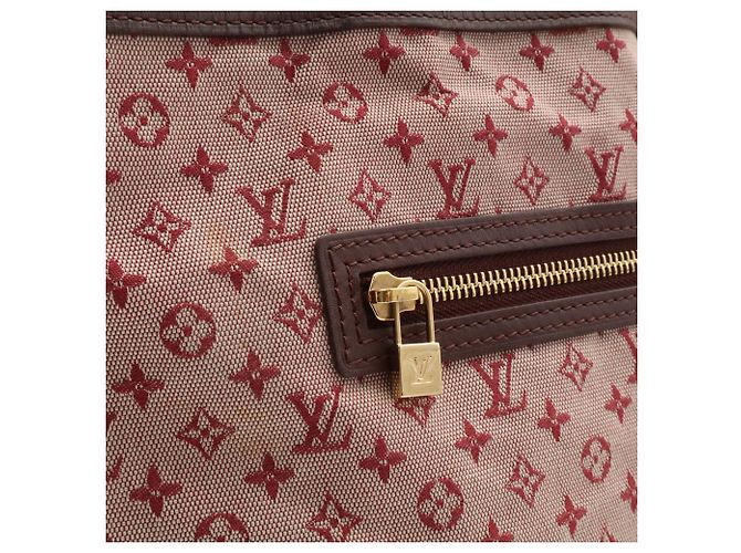 Louis Vuitton Monogram Mini Lucille GM Tote Bag Red - view 6