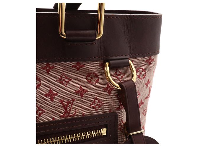 Louis Vuitton Monogram Mini Lucille GM Tote Bag Red - view 7