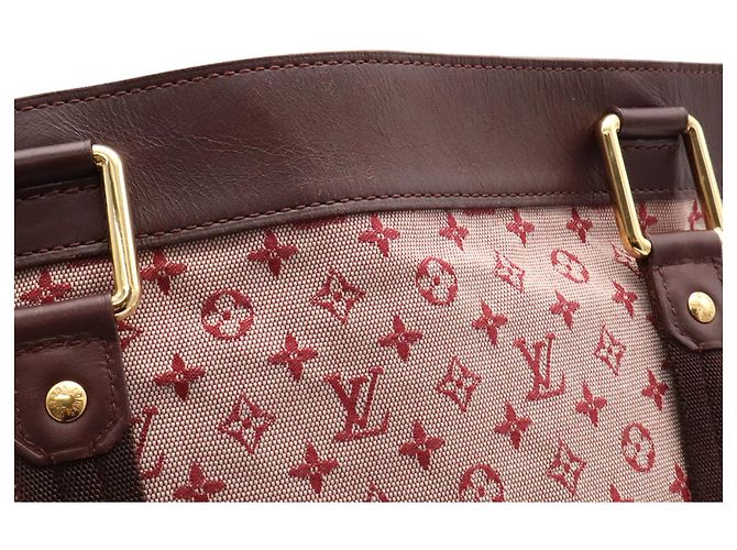 Louis Vuitton Monogram Mini Lucille GM Tote Bag Red - view 8
