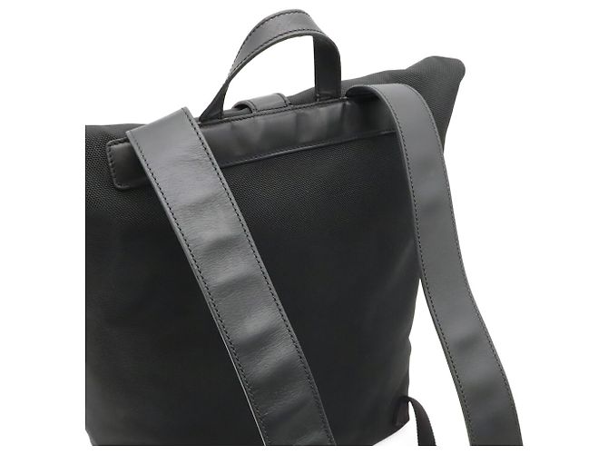 Zaino GUCCI Band Techno Canvas Web Line Sherry Nero Rosso Verde - vista 5