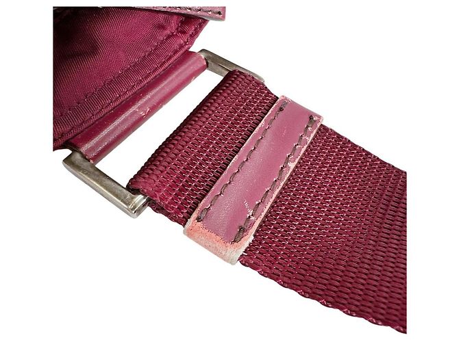 Borsa a tracolla Prada Rosso Vinaccia Bordò - vista 10