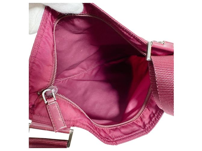 Borsa a tracolla Prada Rosso Vinaccia Bordò - vista 11