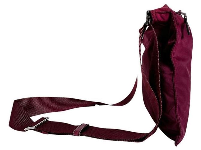 Borsa a tracolla Prada Rosso Vinaccia Bordò - vista 3