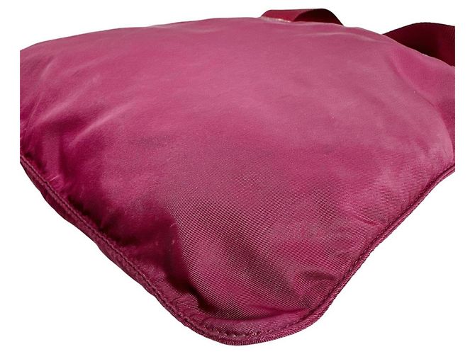 Borsa a tracolla Prada Rosso Vinaccia Bordò - vista 7