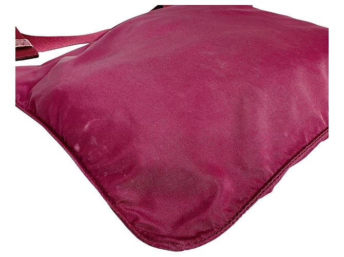 Borsa a tracolla Prada Rosso Vinaccia Bordò - vista 8