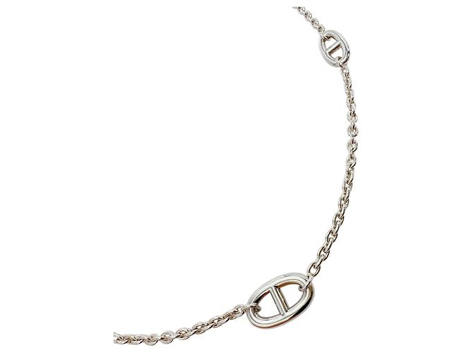Hermès Collana lunga HERMES Farandole Chaine d'Ancre SV925 Argento - vista 4