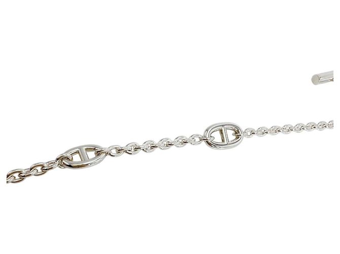 Hermès Collana lunga HERMES Farandole Chaine d'Ancre SV925 Argento - vista 5