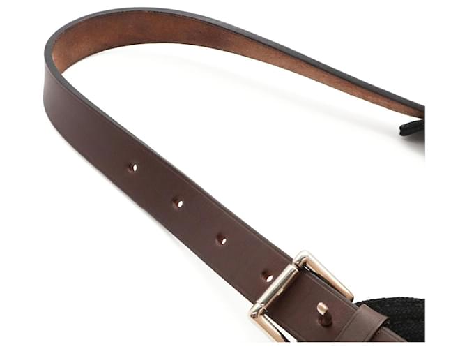 Hermès Borsa a tracolla Hermes Marwari PM Marrone Nero Marrone scuro - vista 5