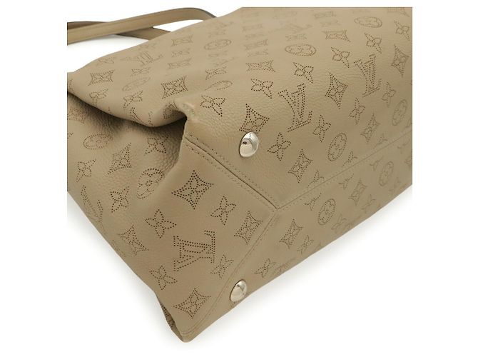 Borsa Tote Louis Vuitton Monogram Mahina Sevres Bianco - vista 4