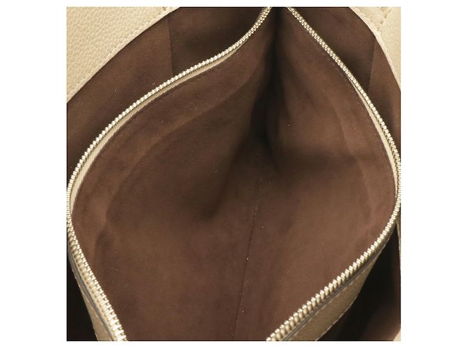 Borsa Tote Louis Vuitton Monogram Mahina Sevres Bianco - vista 8