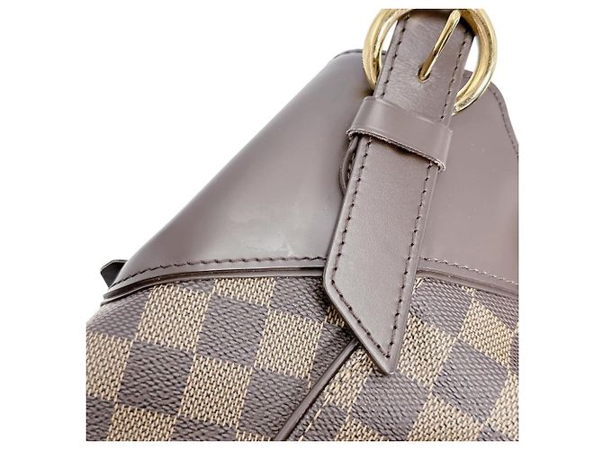 Borsa Louis Vuitton Damier Sistina GM Marrone - vista 14