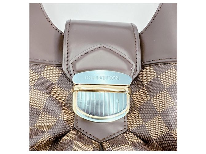 Borsa Louis Vuitton Damier Sistina GM Marrone - vista 15