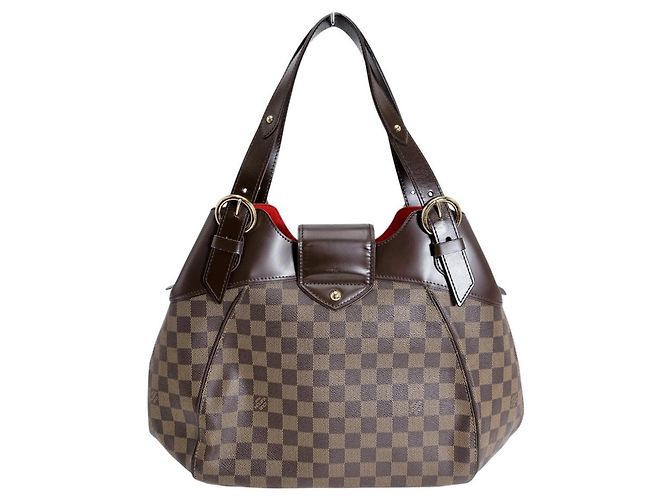 Borsa Louis Vuitton Damier Sistina GM Marrone - vista 3