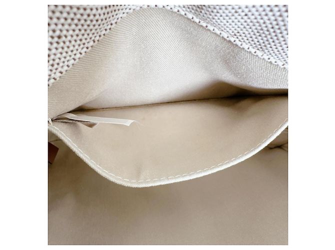 Chloé Woody Small Baumwoll-Canvas Tote Bag Beige - Ansicht 16