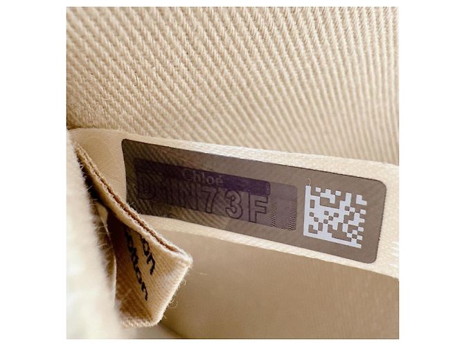 Chloé Woody Small Baumwoll-Canvas Tote Bag Beige - Ansicht 20