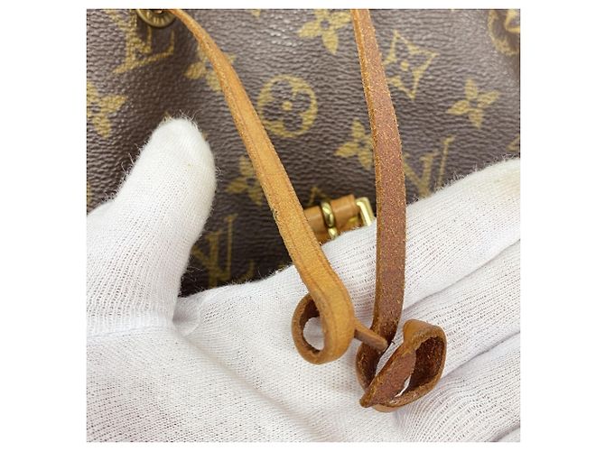 Zaino Louis Vuitton Monogram Montsouris MM Marrone - vista 10