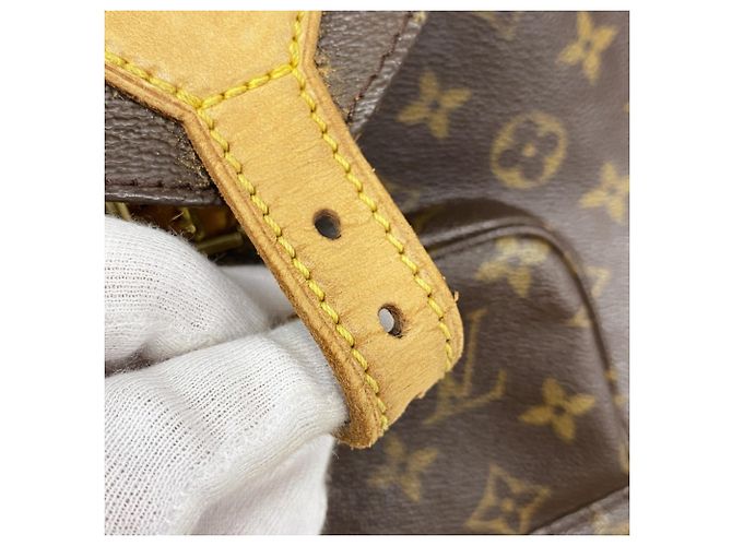 Zaino Louis Vuitton Monogram Montsouris MM Marrone - vista 12