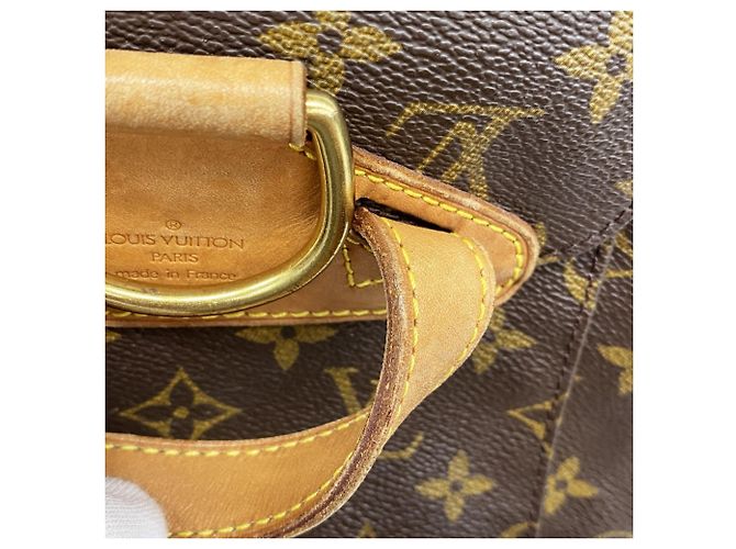 Zaino Louis Vuitton Monogram Montsouris MM Marrone - vista 9
