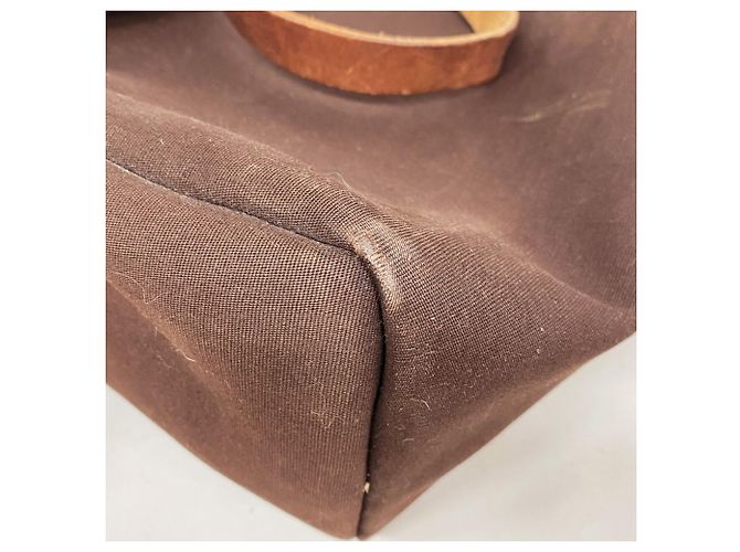 Hermès Borsa Tote Hermes Herback Cabas MM Marrone - vista 6