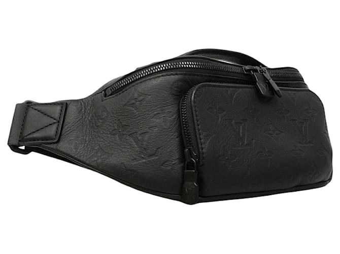 Marsupio Louis Vuitton Monogram Shadow Rush Nero - vista 2